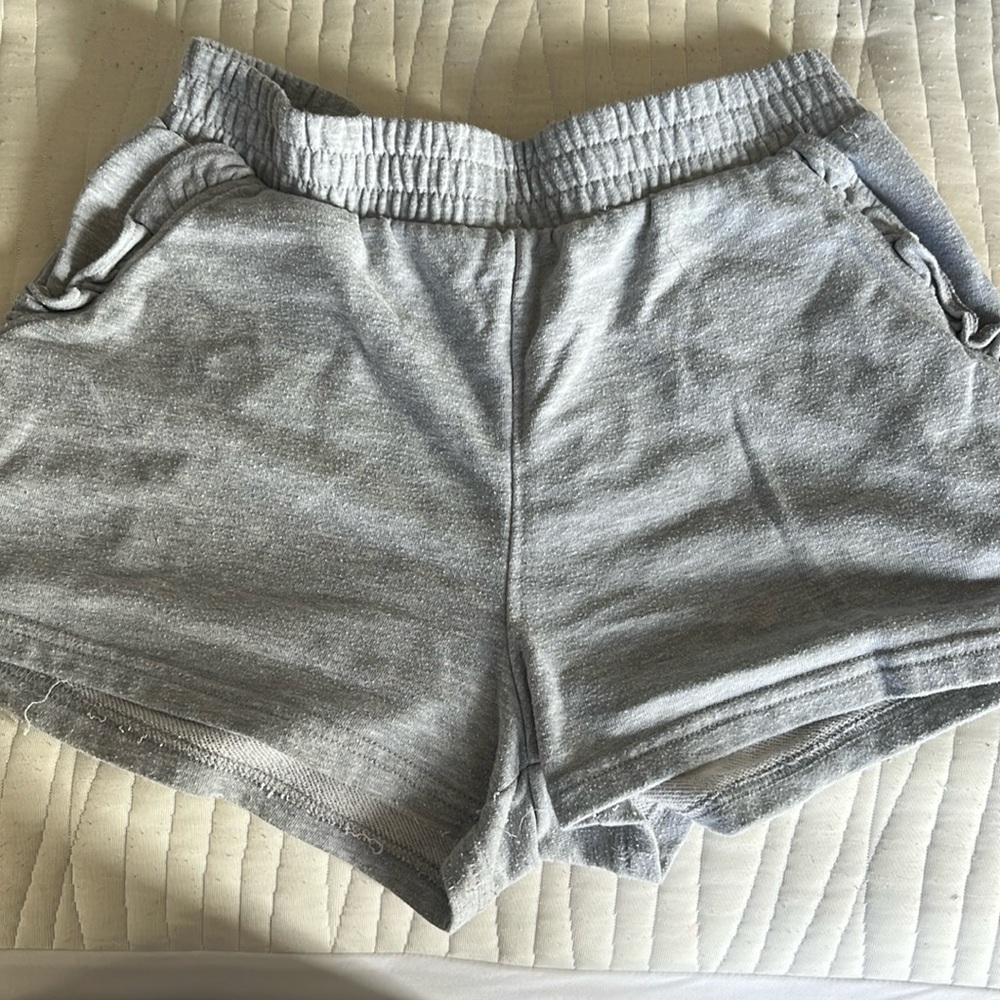 Gray shorts junior sizing